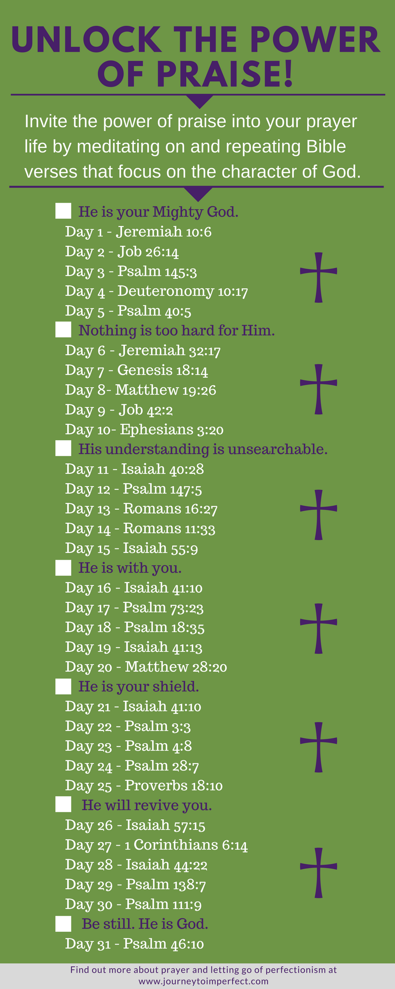 Unlock the Power of Praise Infographic | Journey to Imperfect